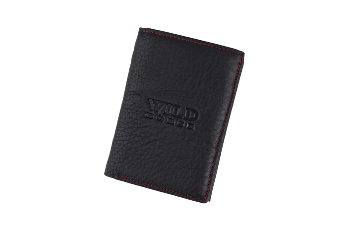 Portfel męski Skórzany Wild Horse Czarny