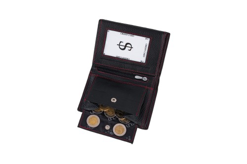 Portfel męski Skórzany Wild Horse Czarny