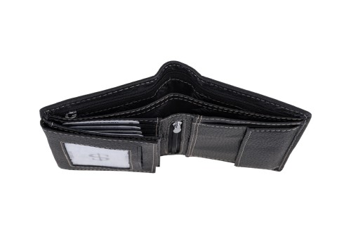 Portfel męski Skórzany Wild Horse Czarny