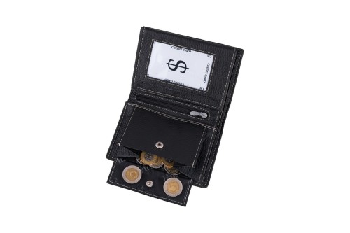 Portfel męski Skórzany Wild Horse Czarny