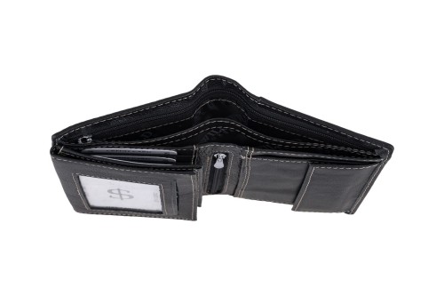 Portfel męski Skórzany Wild Horse Czarny