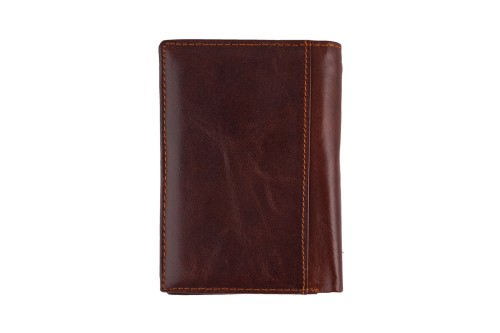 Portfel męski Skórzany Wild Horse Brązowy