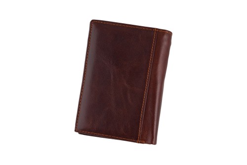 Portfel męski Skórzany Wild Horse Brązowy