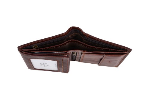 Portfel męski Skórzany Wild Horse Brązowy