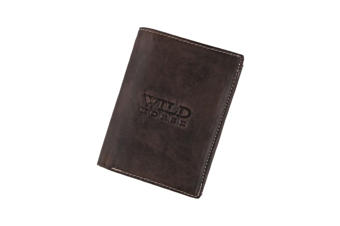Portfel męski Skórzany Wild Horse Brązowy