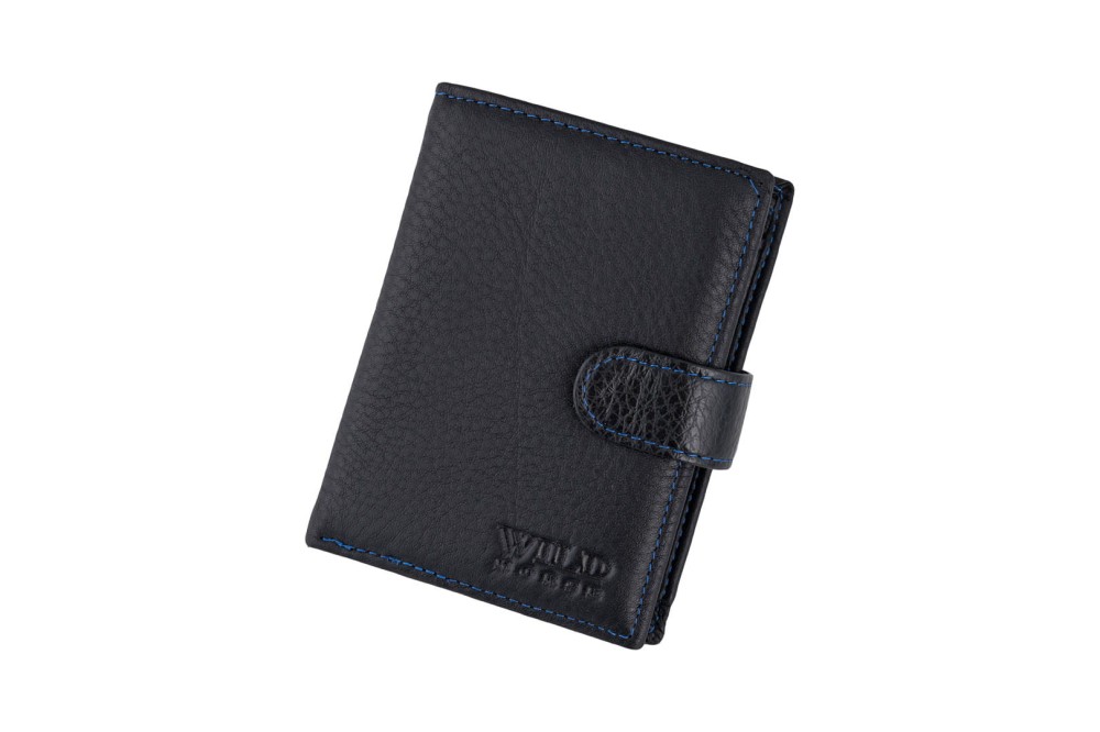 Portfel męski Skórzany Wild Horse Czarny