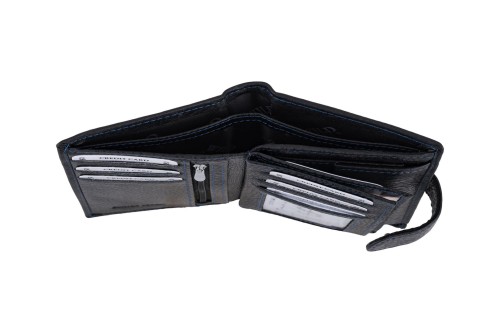 Portfel męski Skórzany Wild Horse Czarny