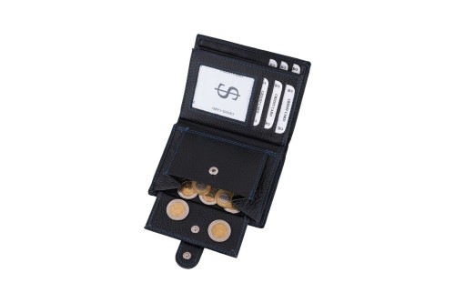 Portfel męski Skórzany Wild Horse Czarny