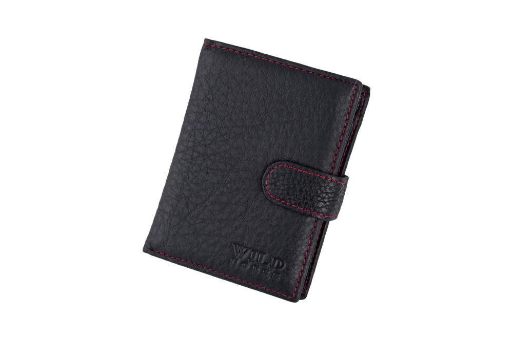 Portfel męski Skórzany Wild Horse Czarny