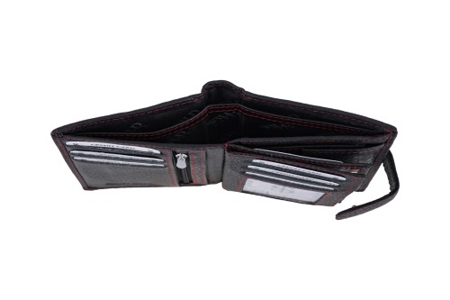 Portfel męski Skórzany Wild Horse Czarny