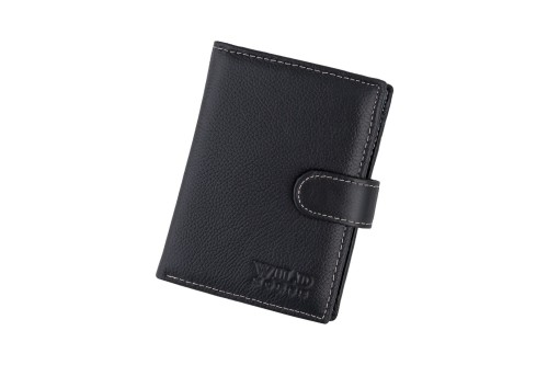 Portfel męski Skórzany Wild Horse Czarny