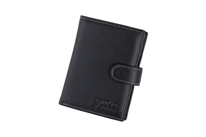Portfel męski Skórzany Wild Horse Czarny