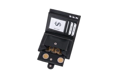 Portfel męski Skórzany Wild Horse Czarny