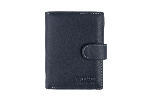 Portfel męski Skórzany Wild Horse Granatowy