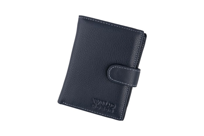 Portfel męski Skórzany Wild Horse Granatowy