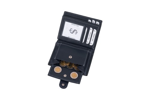 Portfel męski Skórzany Wild Horse Granatowy