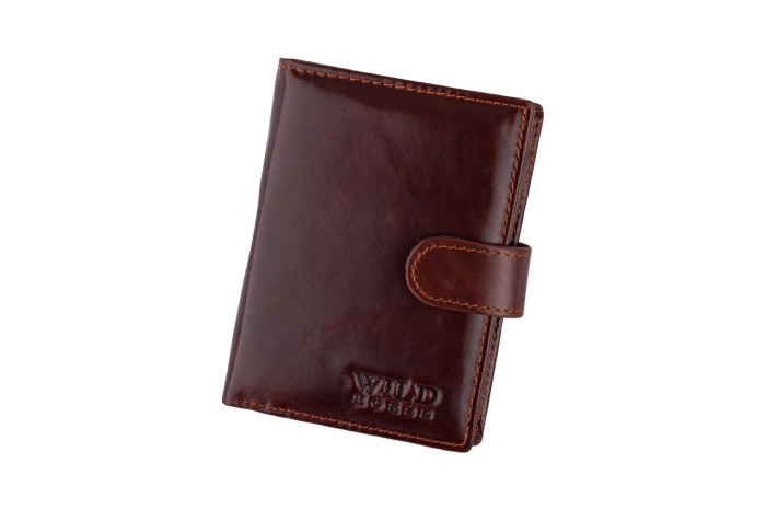 Portfel męski Skórzany Wild Horse Brązowy