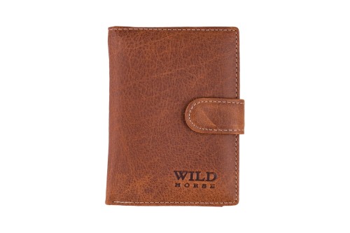 Portfel męski Skórzany Wild Horse Brązowy