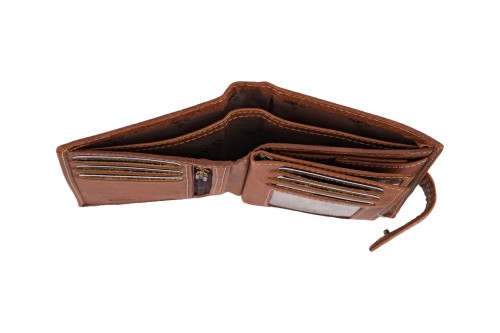 Portfel męski Skórzany Wild Horse Brązowy