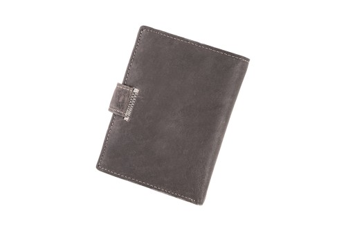 Portfel męski Skórzany Wild Horse Szary