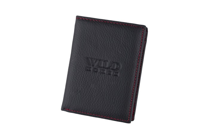 Portfel męski Skórzany Wild Horse Czarny