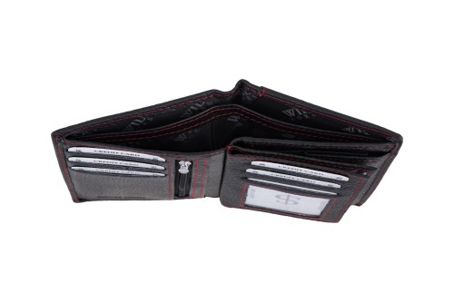 Portfel męski Skórzany Wild Horse Czarny