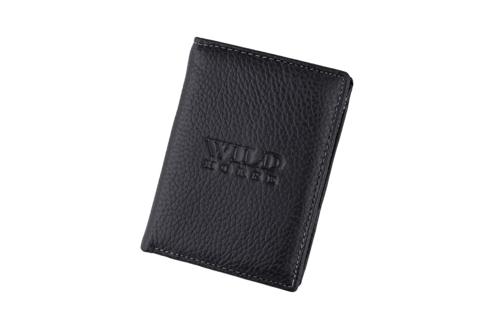 Portfel męski Skórzany Wild Horse Czarny