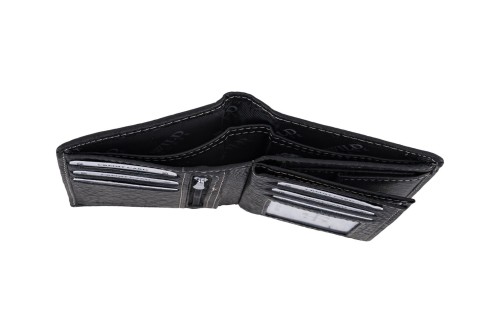 Portfel męski Skórzany Wild Horse Czarny