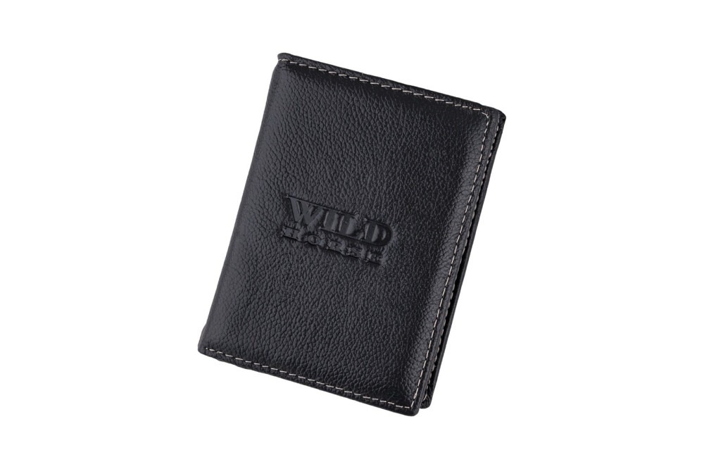 Portfel męski Skórzany Wild Horse Czarny