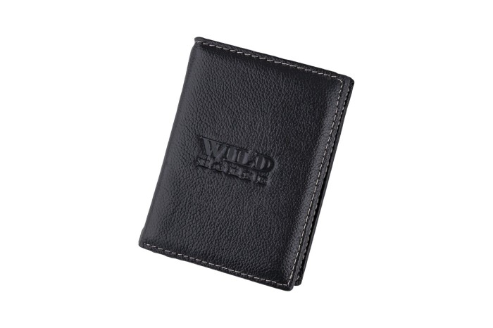 Portfel męski Skórzany Wild Horse Czarny