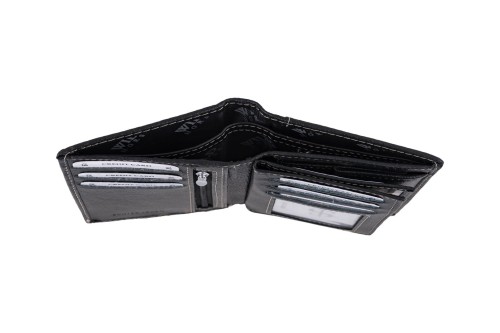 Portfel męski Skórzany Wild Horse Czarny