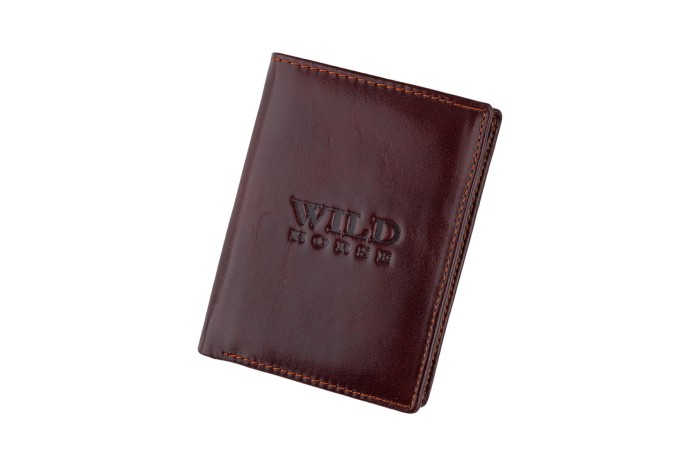 Portfel męski Skórzany Wild Horse Brązowy
