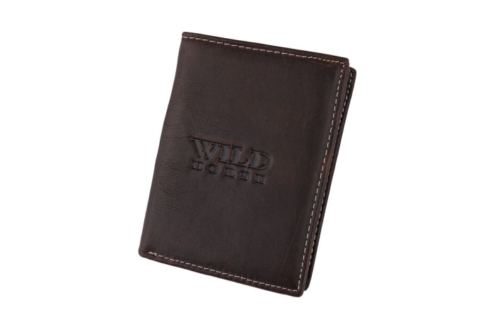 Portfel męski Skórzany Wild Horse Brązowy