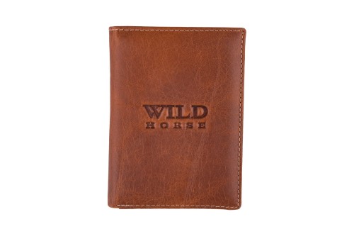 Portfel męski Skórzany Wild Horse Brązowy