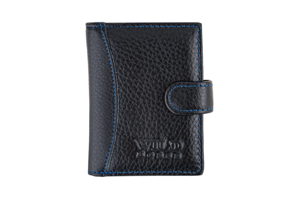 Etui na karty Skórzane Wild Horse Czarne