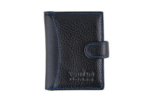 Etui na karty Skórzane Wild Horse Czarne