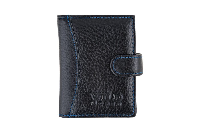 Etui na karty Skórzane Wild Horse Czarne