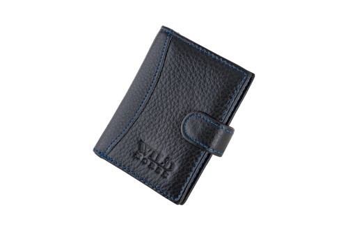 Etui na karty Skórzane Wild Horse Czarne