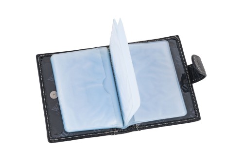 Etui na karty Skórzane Wild Horse Czarne