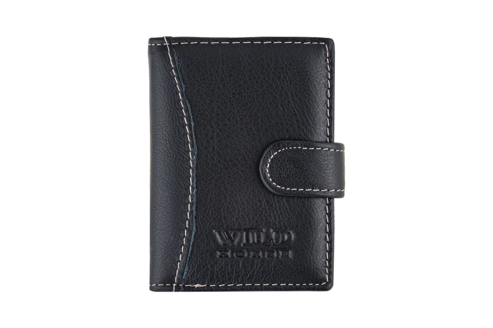 Etui na karty Skórzane Wild Horse Czarne