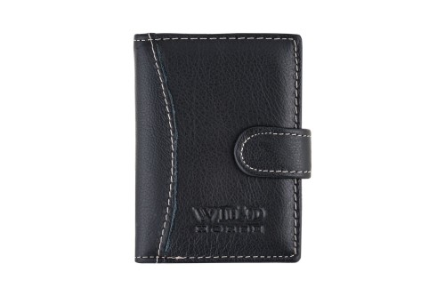 Etui na karty Skórzane Wild Horse Czarne