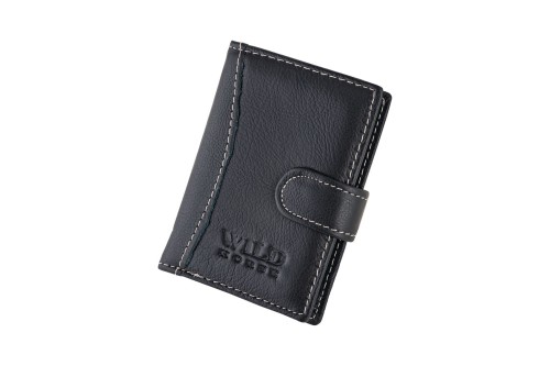 Etui na karty Skórzane Wild Horse Czarne