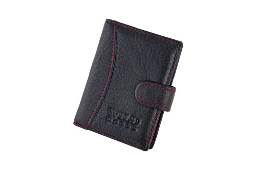 Etui na karty Skórzane Wild Horse Czarne