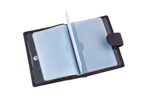 Etui na karty Skórzane Wild Horse Czarne