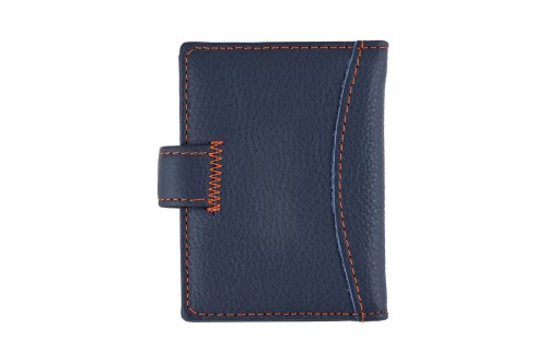 Etui na karty Skórzane Wild Horse Granatowe