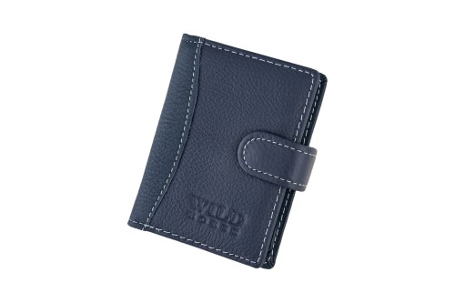 Etui na karty Skórzane Wild Horse Granatowe