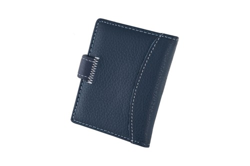 Etui na karty Skórzane Wild Horse Granatowe