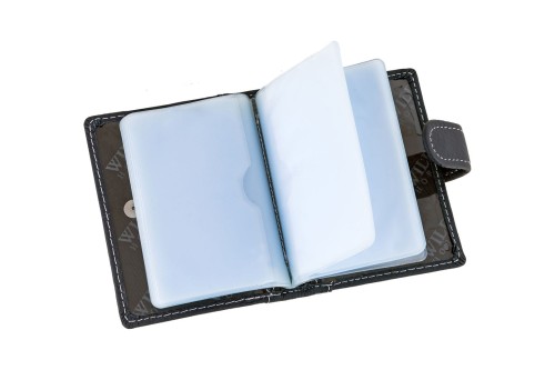 Etui na karty Skórzane Wild Horse Granatowe