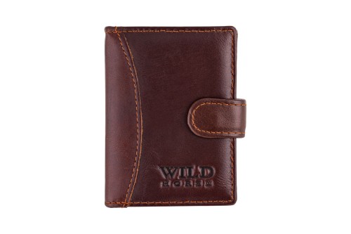 Etui na karty Skórzane Wild Horse Brązowe