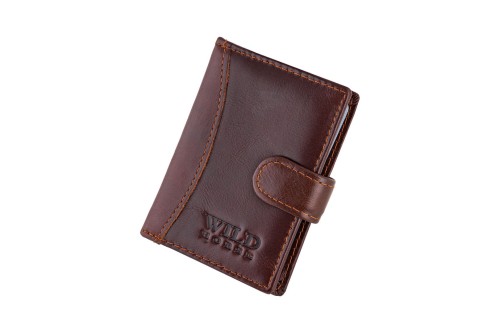 Etui na karty Skórzane Wild Horse Brązowe